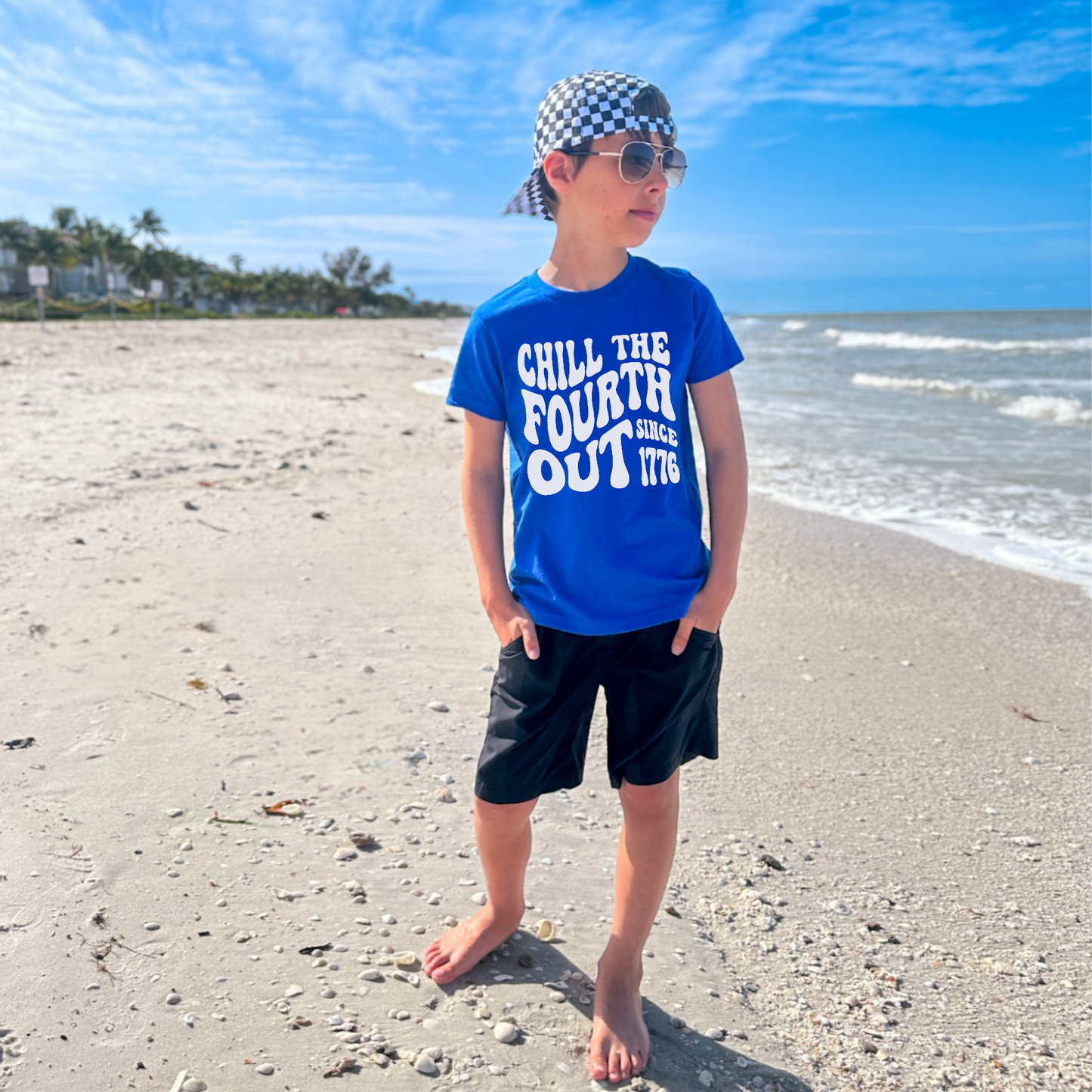 Chill The 4th Out shirt for kids