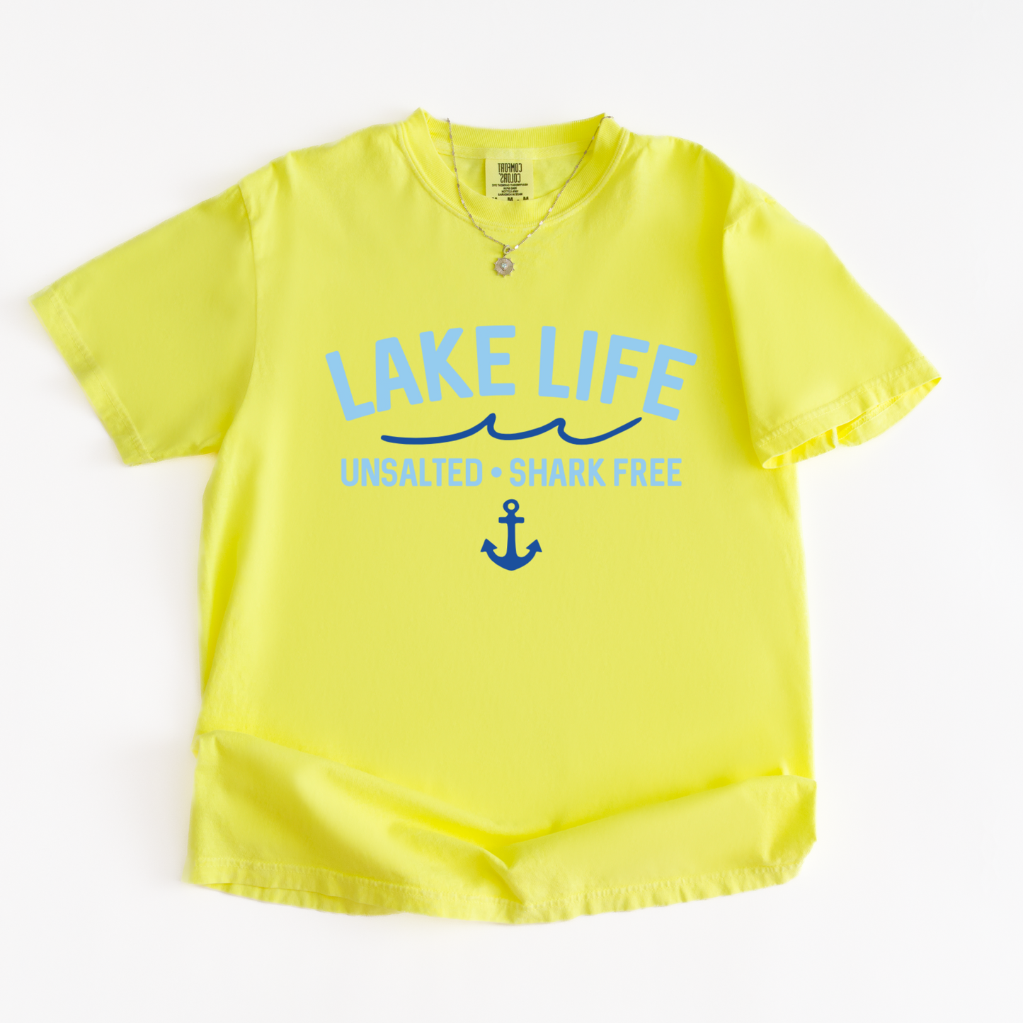 Lake Life. Unsalted. Shark Free Shirt