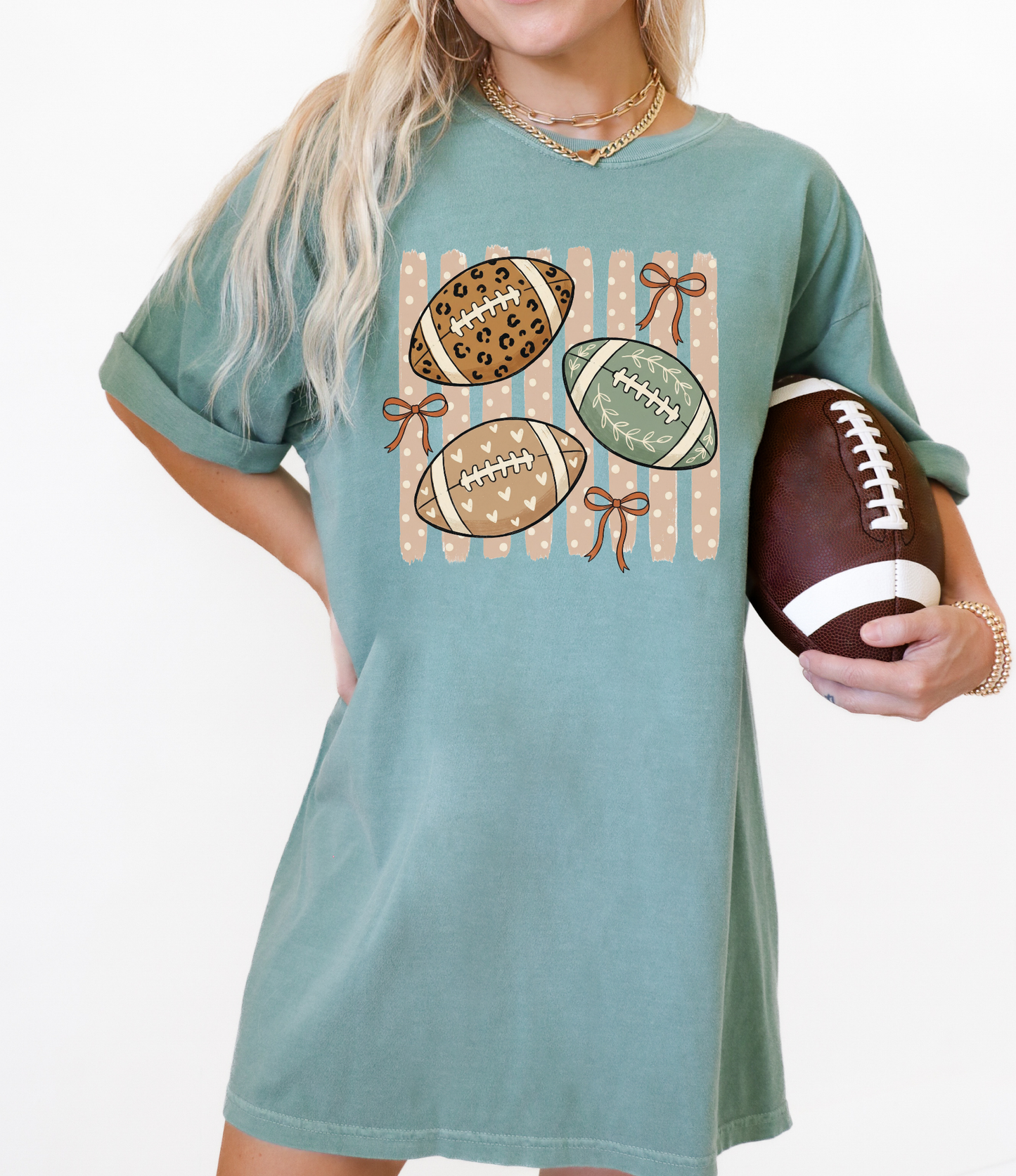 Trendy Coquette Football Shirt