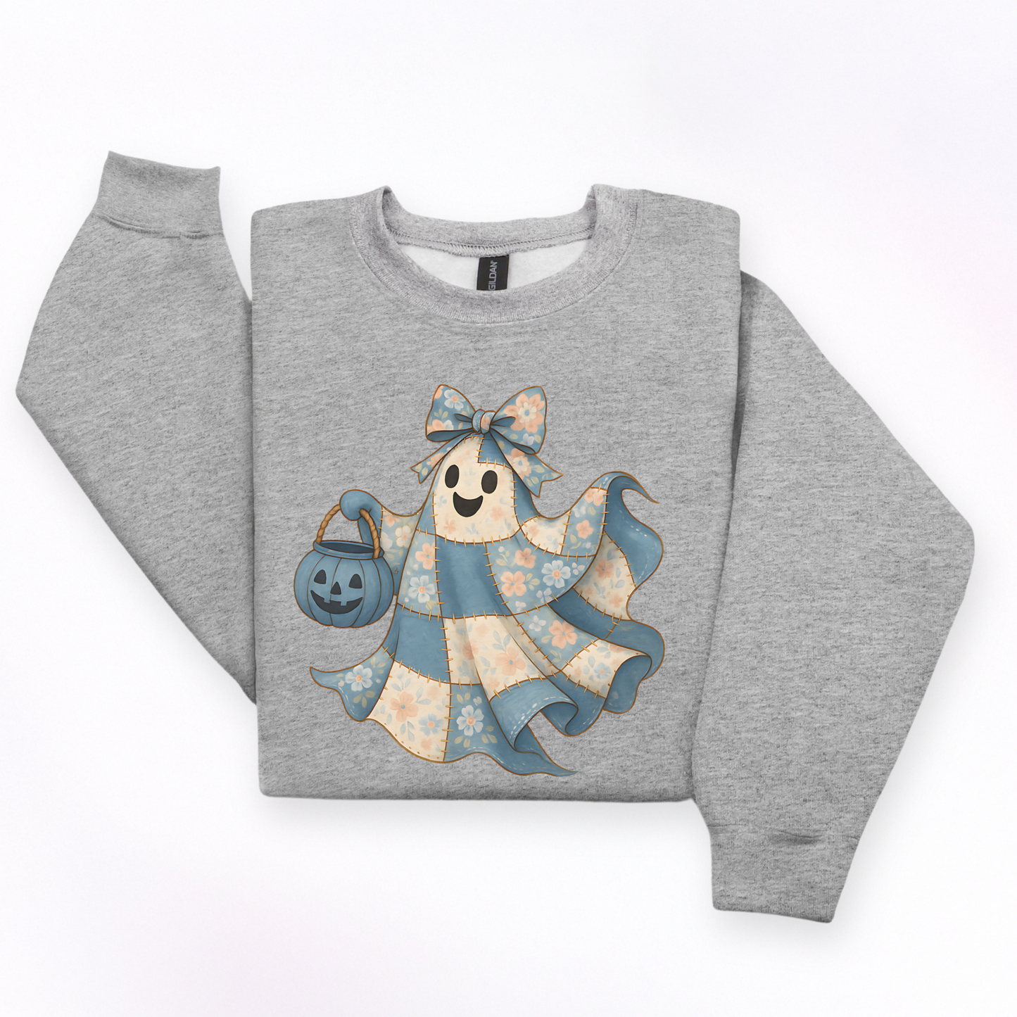 Patchwork Ghost Sweatshirt