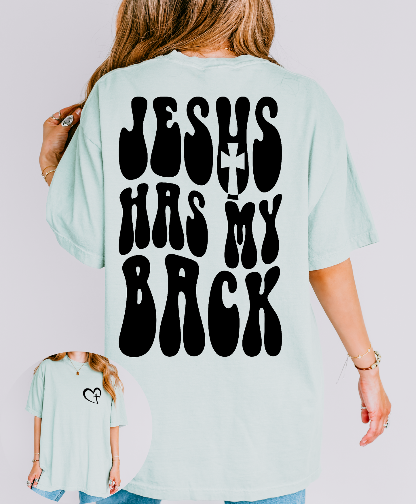 Jesus Has My Back Tee