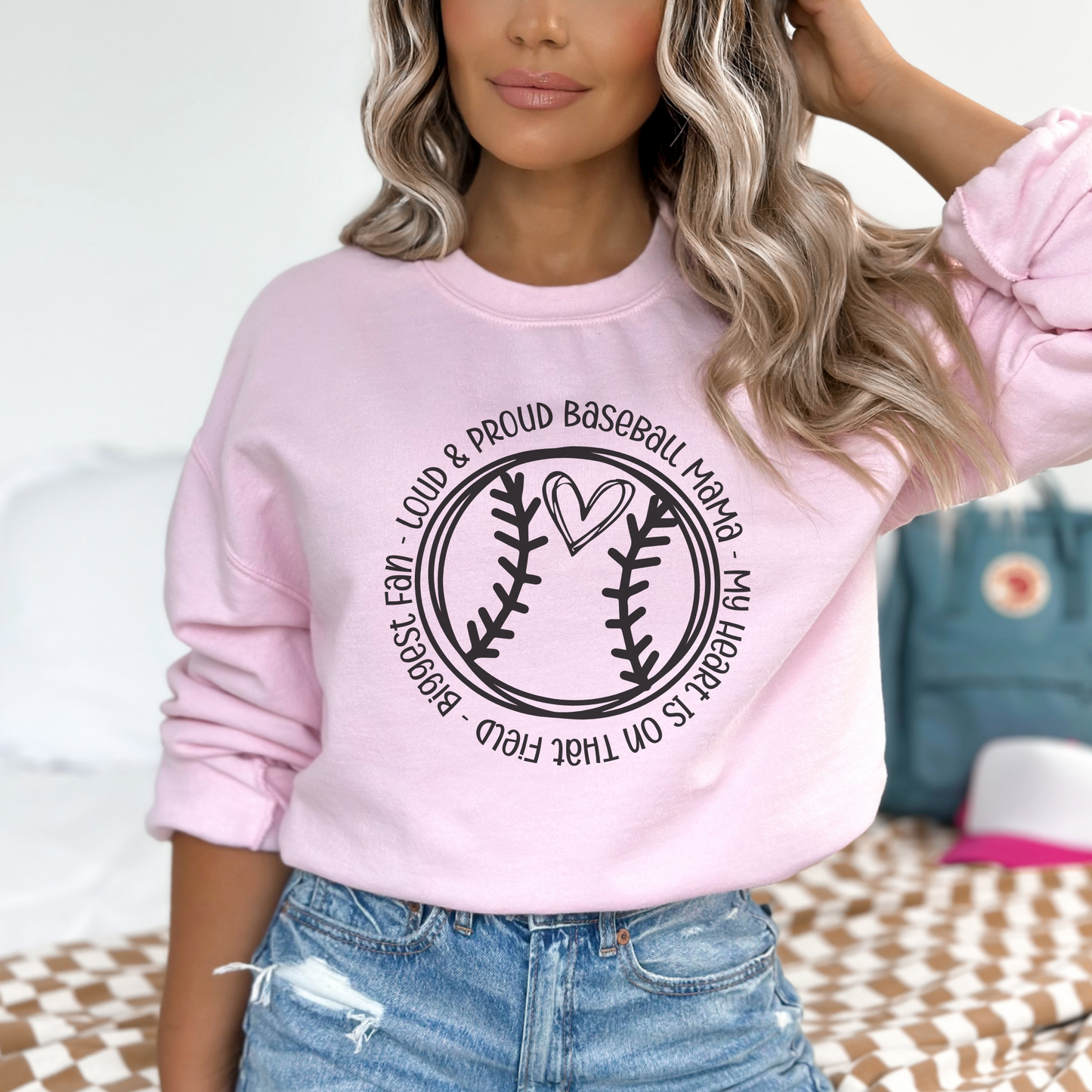 Loud And Proud Baseball Mama Sweatshirt