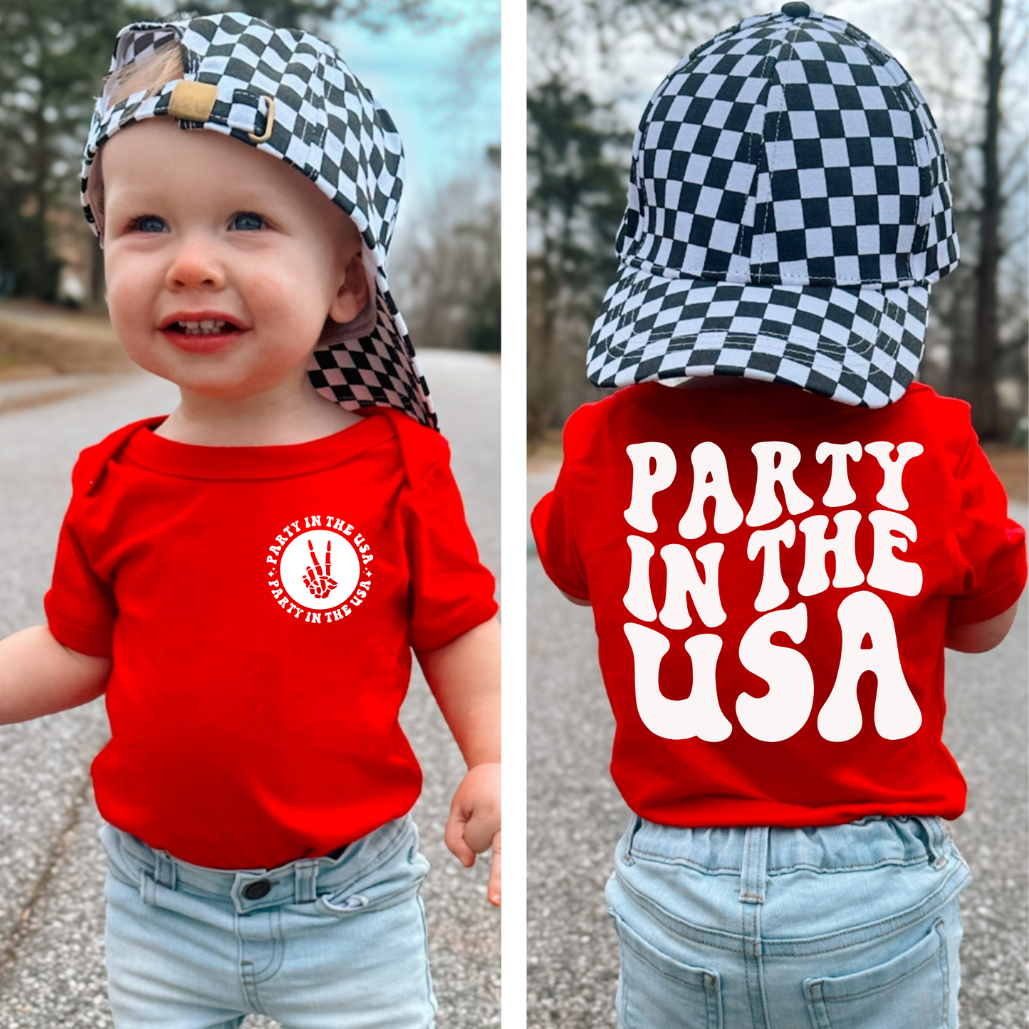 Party In The USA Baby Shirt