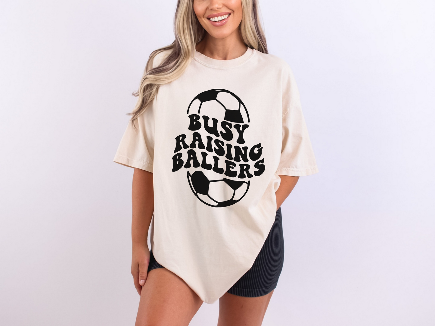 Busy Raising Ballers Soccer Shirt