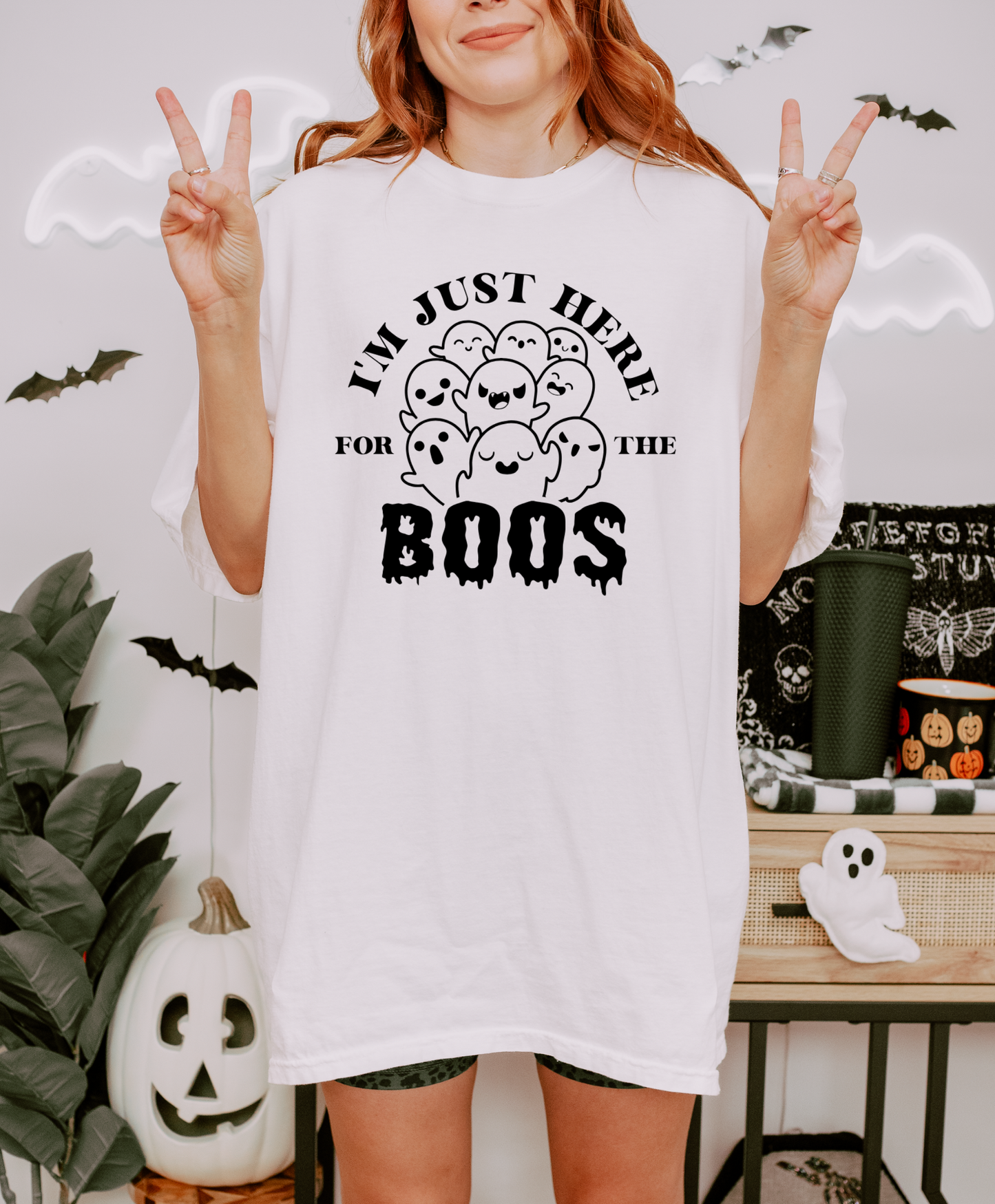 I'm Just Here For The Boos Shirt