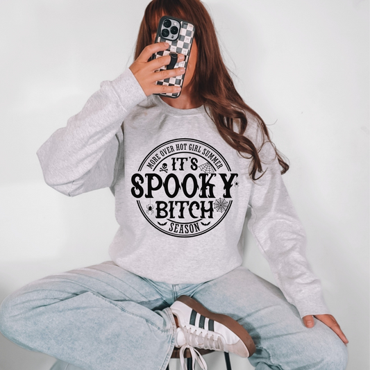 Move Over Hot Girl Summer It's Spooky Bitch Season Sweatshirt