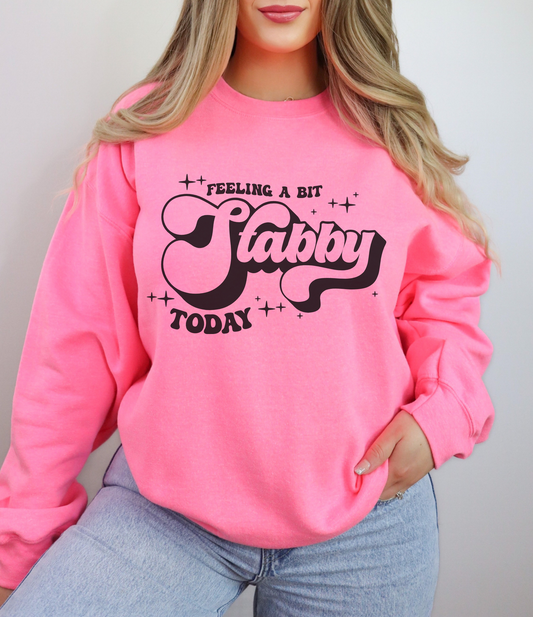 Felling A Bit Stabby Today Pink Sweatshirt For Women