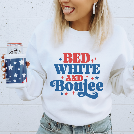 Red White And Boujee Sweatshirt