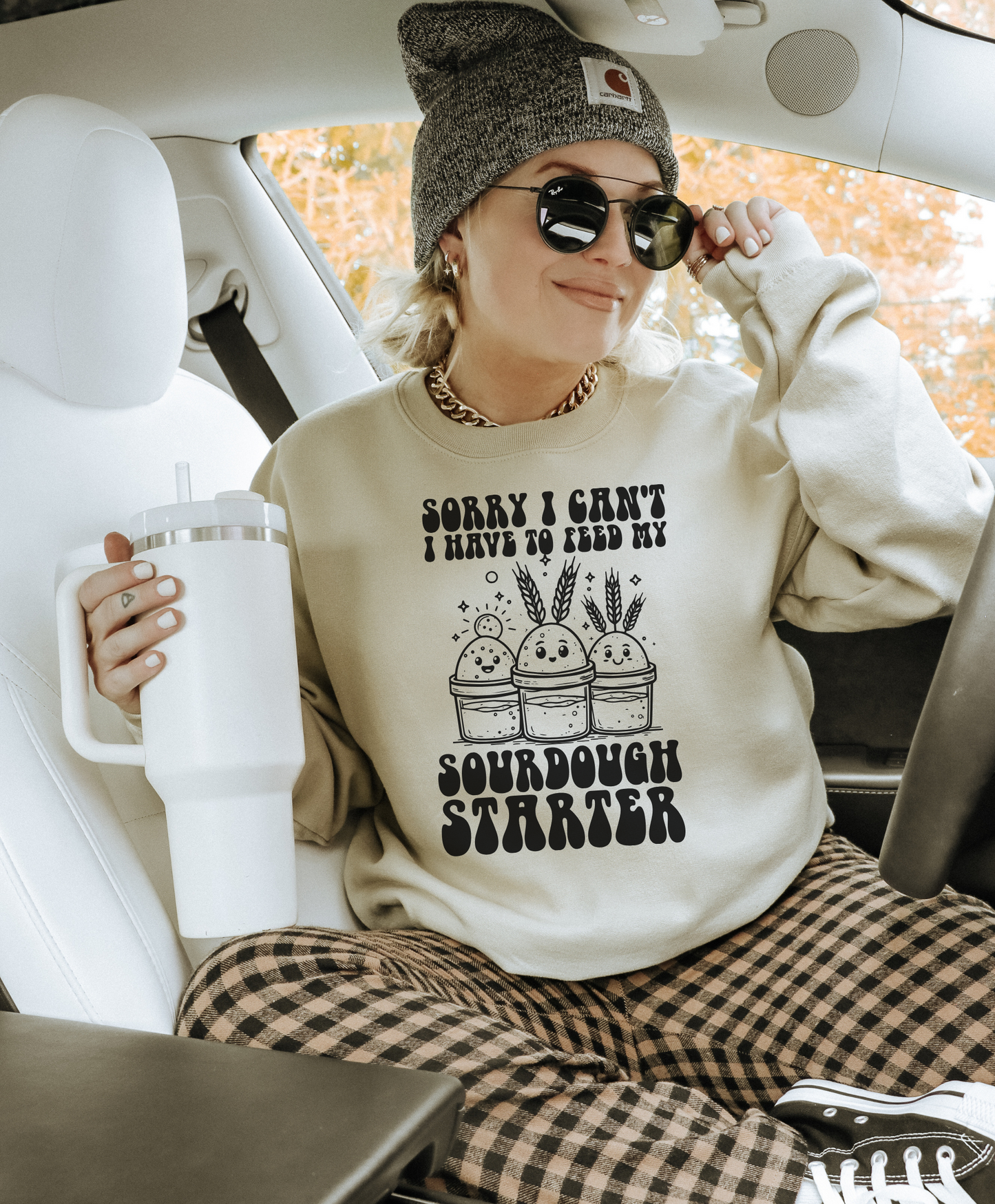 Sourdough Starter Sweatshirt Fort Women