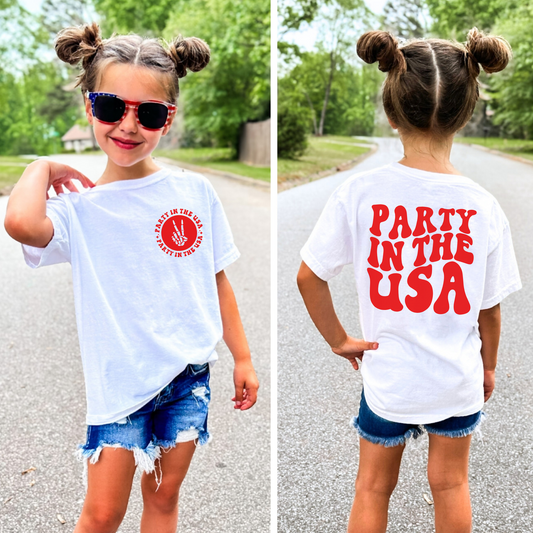 Party In The USA Kids Shirt
