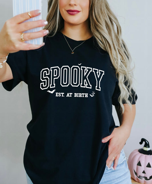 Spooky Est At Birth Shirt