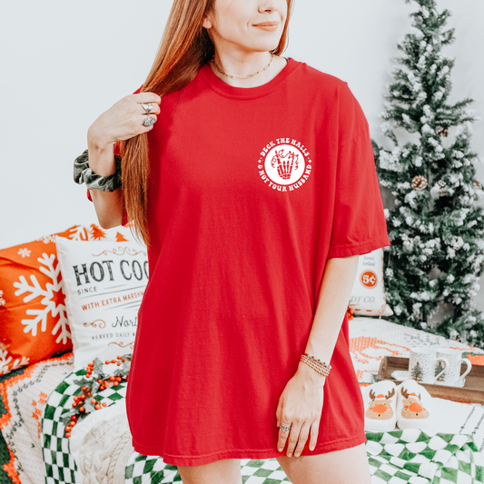 Deck The Halls And Not Your Husband Christmas Shirt