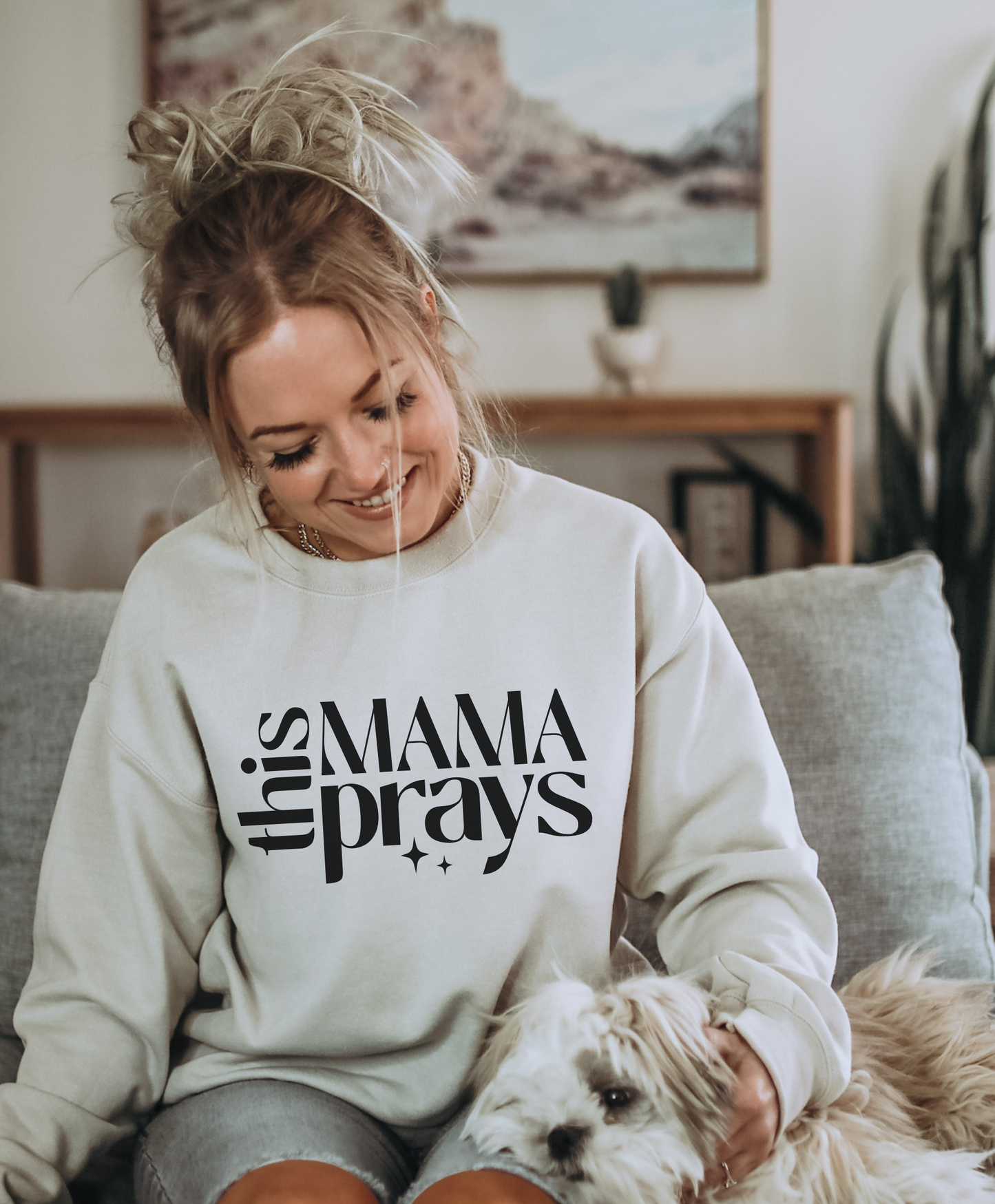 This Mama Prays Sweatshirt