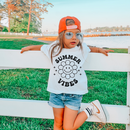 Summer Vibes Kids Tee