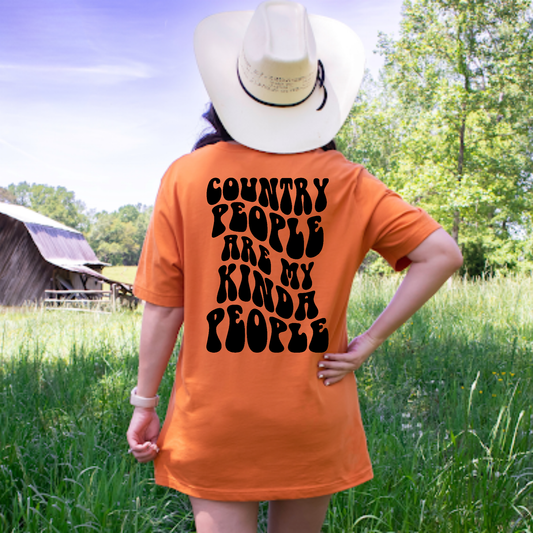 Country People Are My Kinda People Shirt