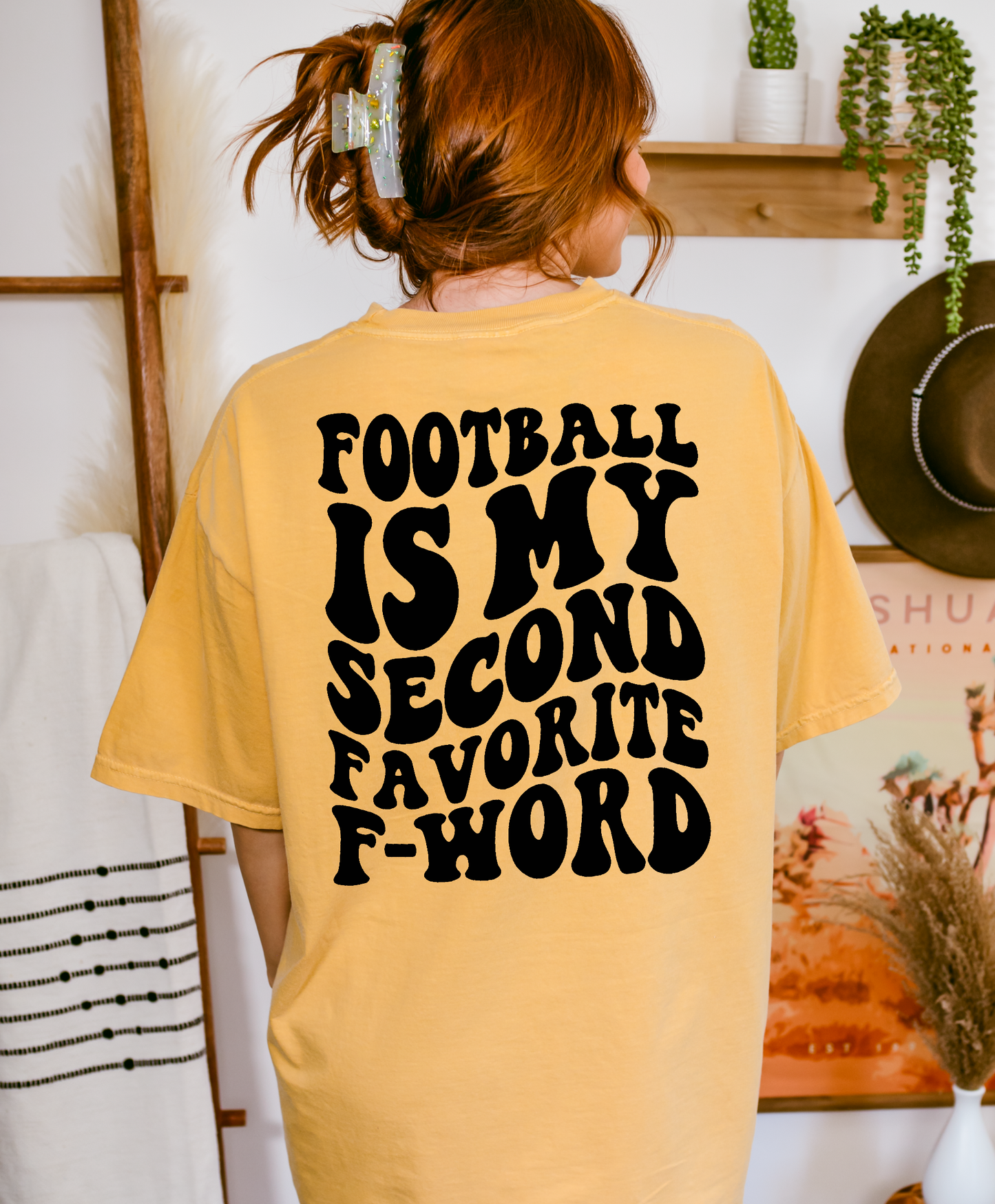 Football Is My Second Favorite F-Word Shirt