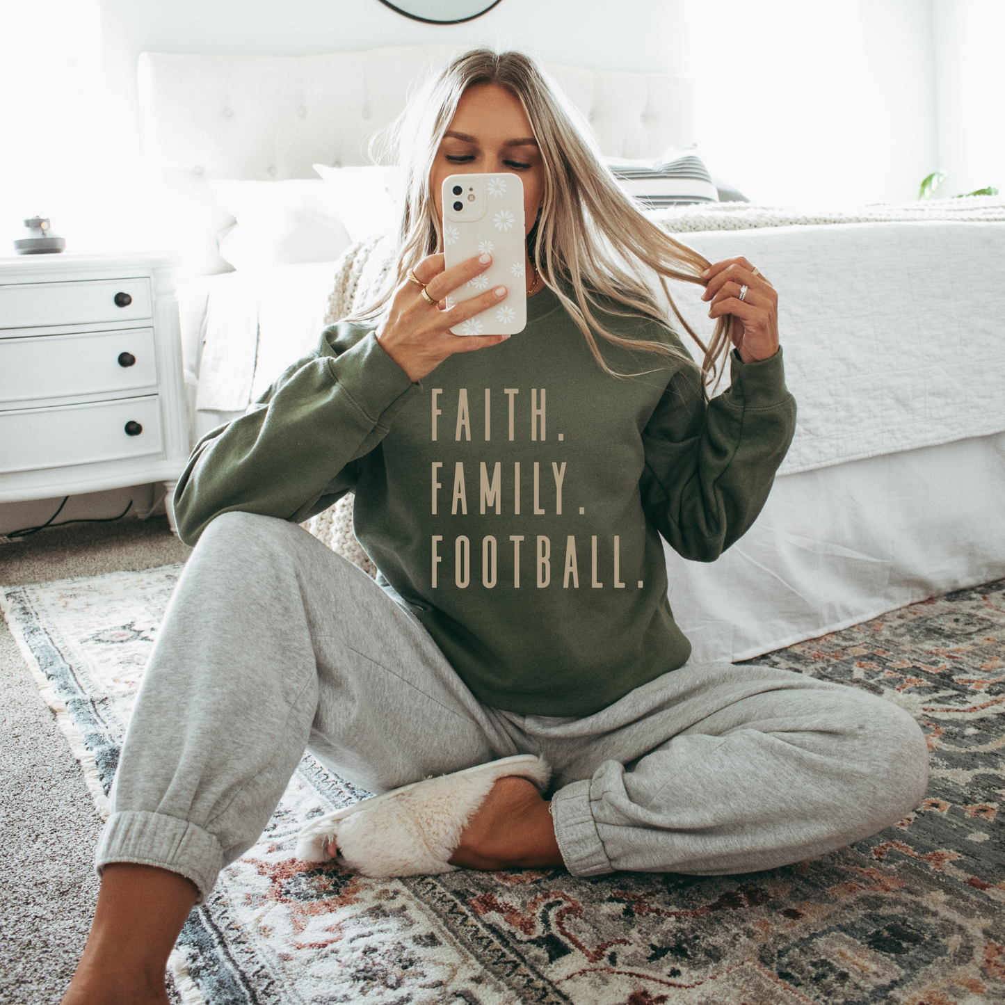 Faith. Family. Football Sweatshirt