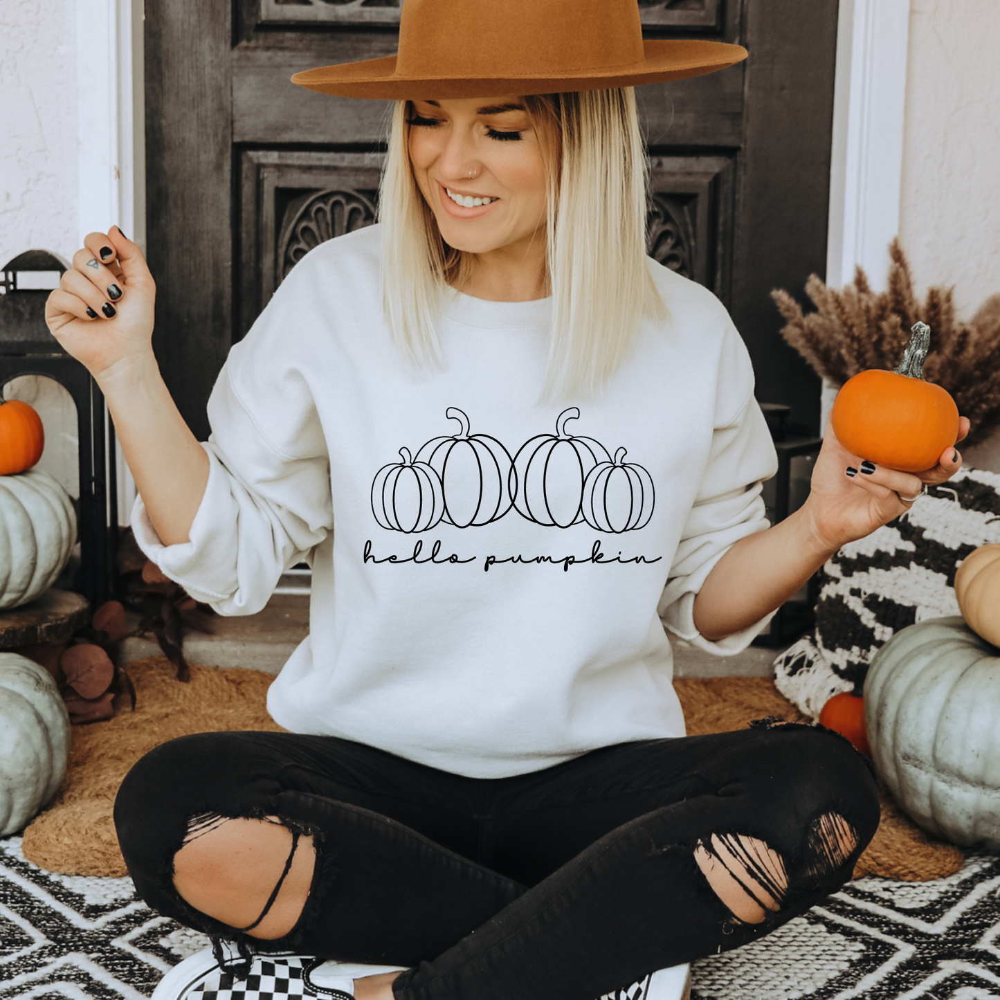 Hello Pumpkin Sweatshirt