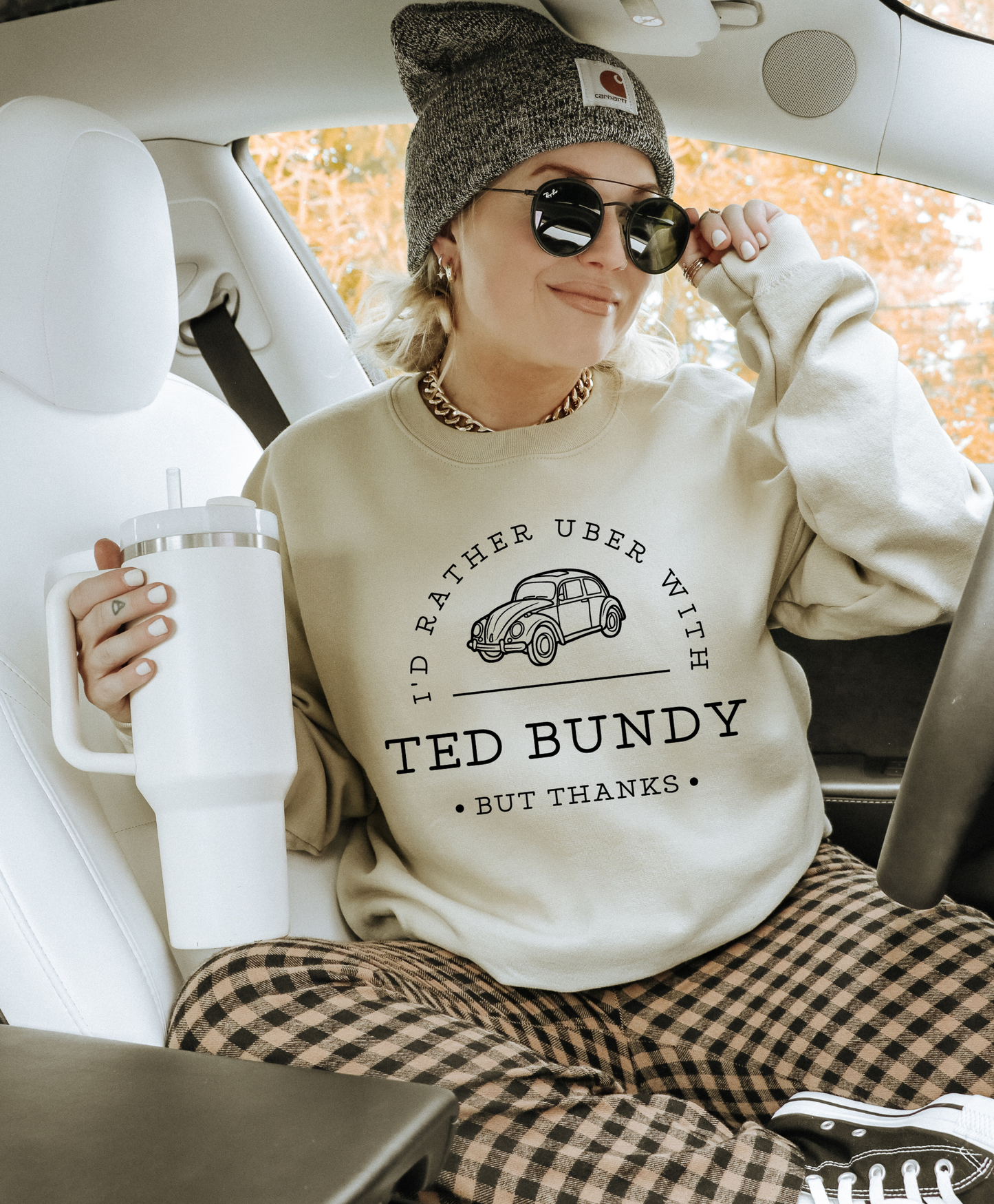 I'd Rather Ubed With Ted Bundy Sweatshirt