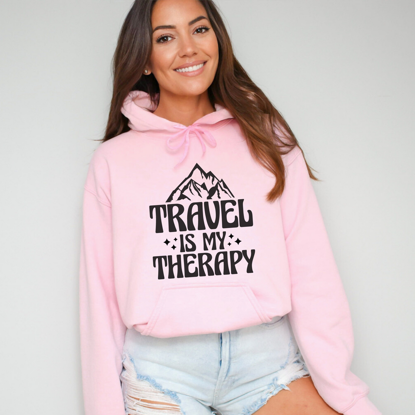 Travel Is My Therapy Hoodie