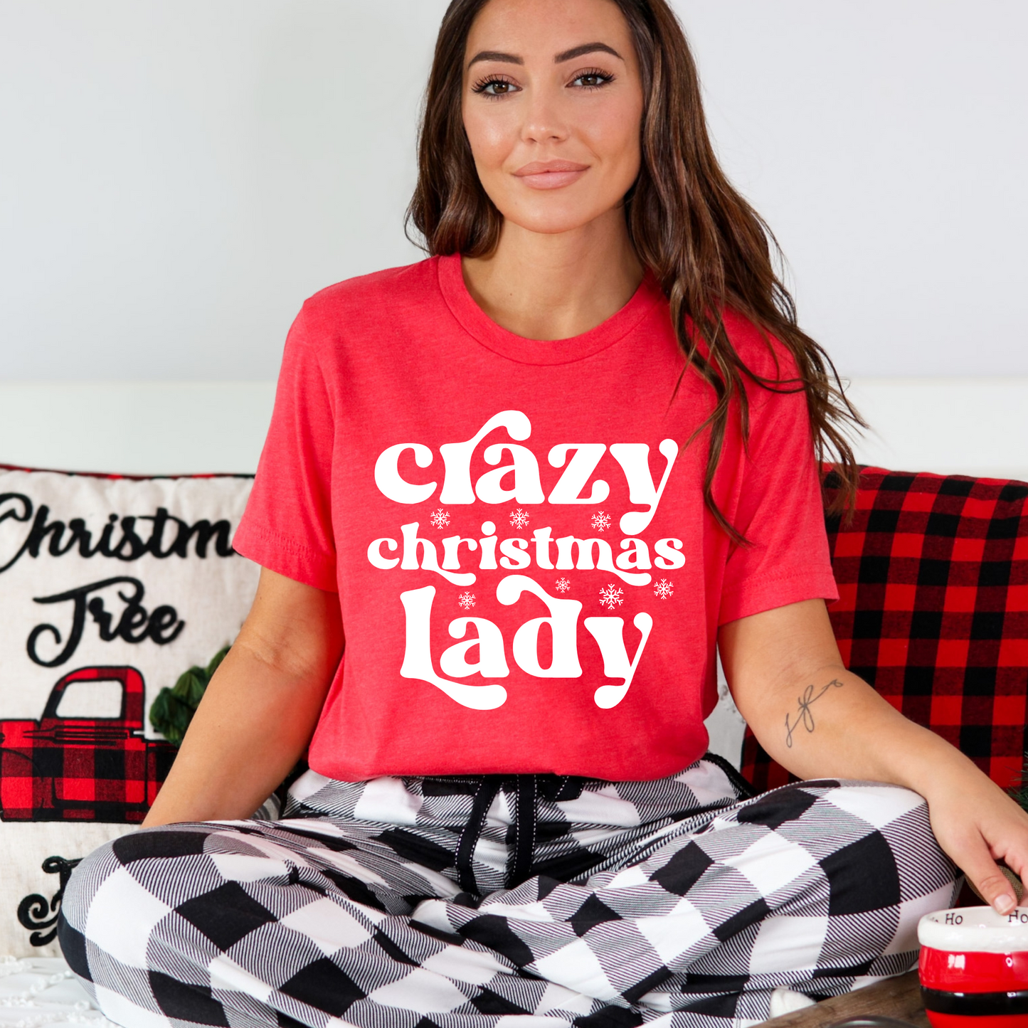 Crazy Christmas Lady Shirt