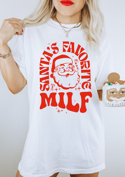 Santa's Favorite Milf Shirt