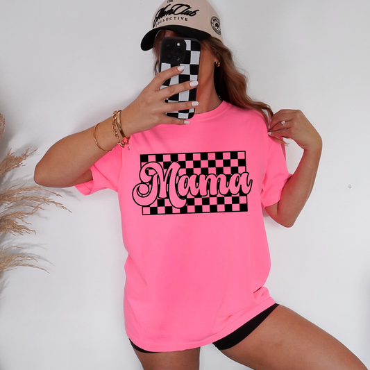 Neon Pink Mama Shirt