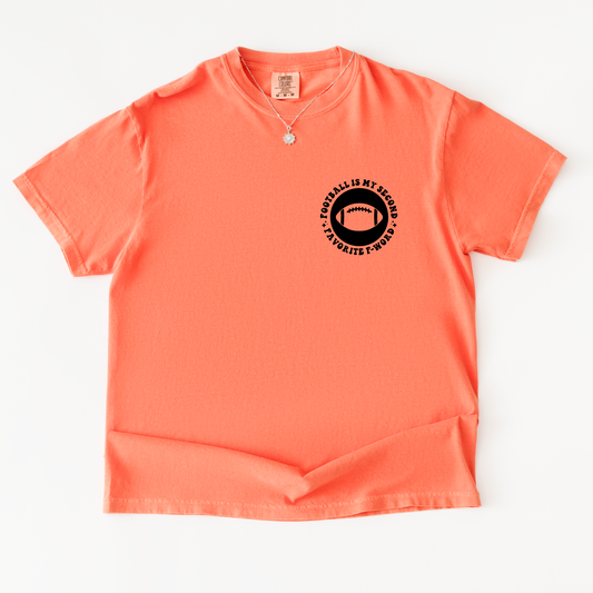 Football Is My Second Favorite F-Word Shirt