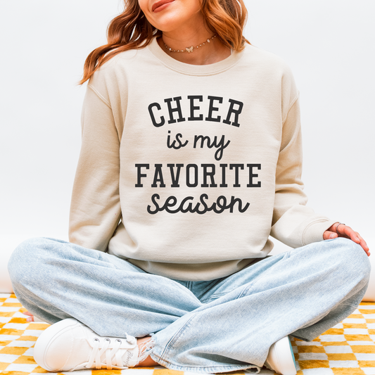 Cheer Is My Favorite Season Sweatshirt
