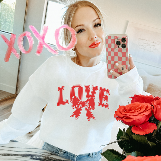 Love Bow Sweatshirt