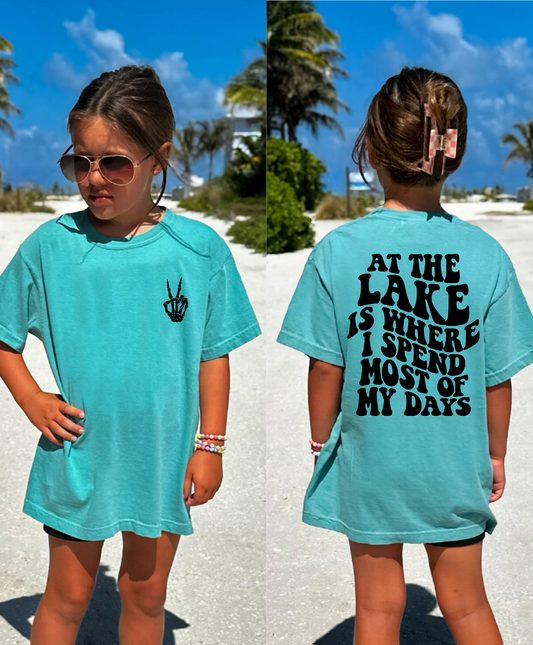 At The Lake Is Where I Spend Most Of My Days Shirt