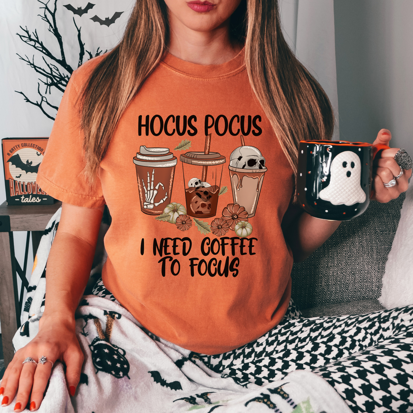 Hocus Pocus I Need Coffee To Focus Shirt
