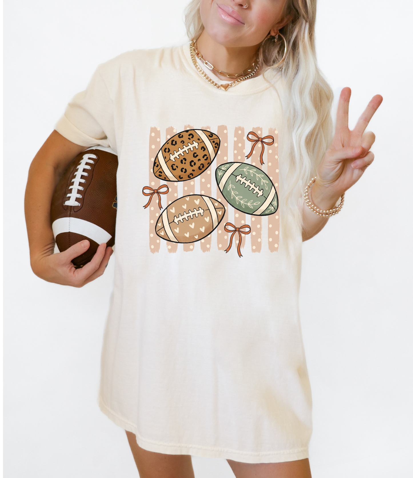 Trendy Coquette Football Shirt