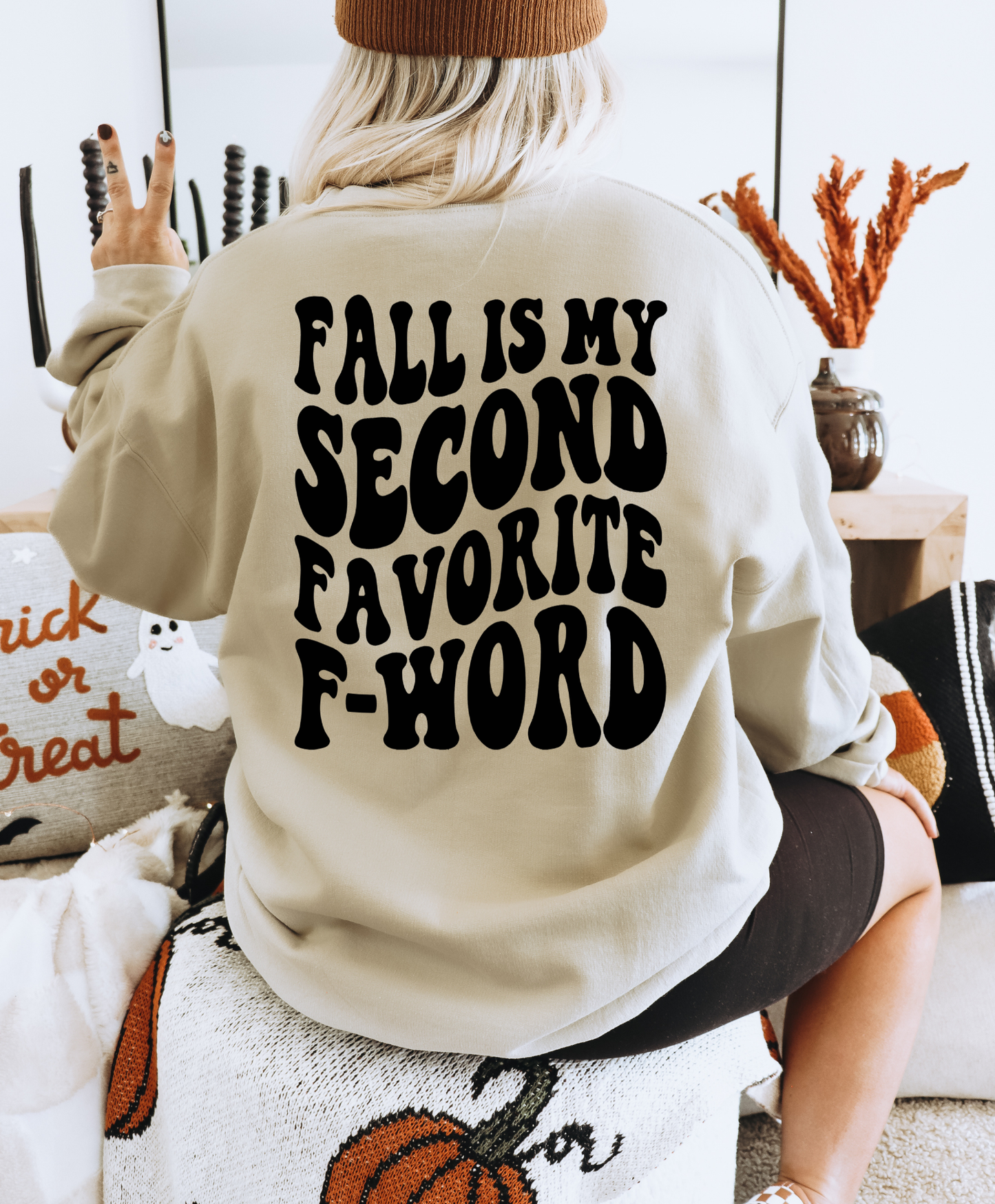 Fall Is My Second Favorite F-Word Sweatshirt