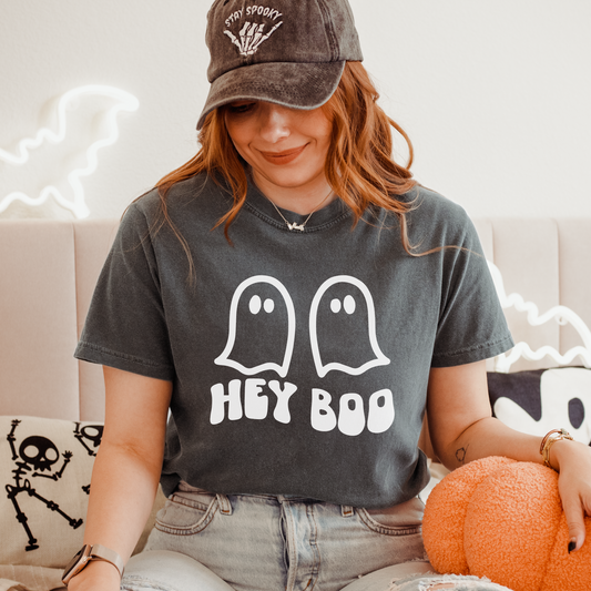 Hey Boo Halloween Shirt