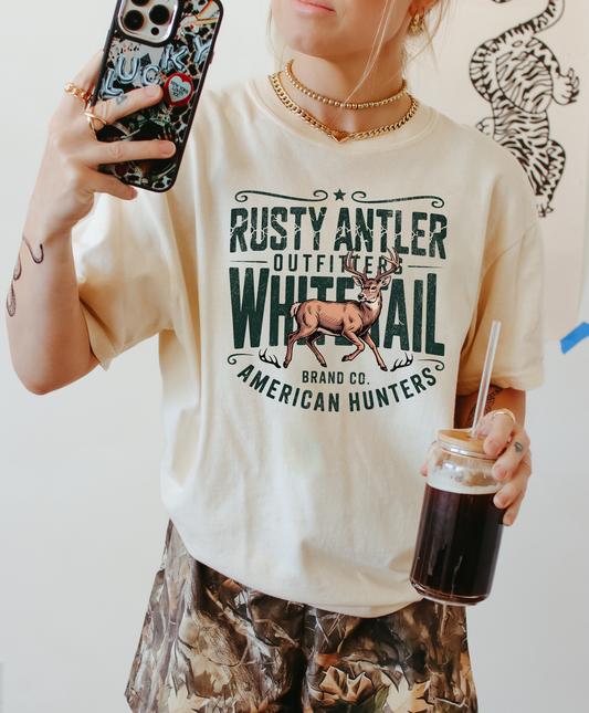 Rusty Antlers American Hunters Shirt