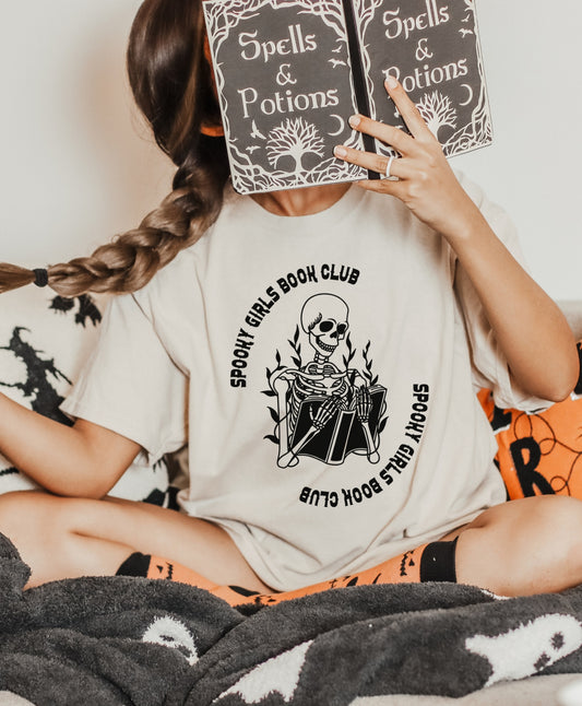Spooky Girl Book Club Shirt