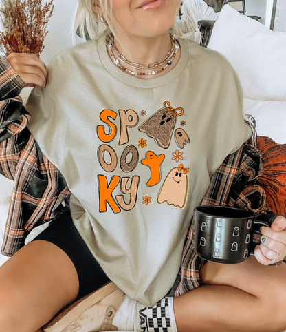 Spooky Shirt With Adorable Ghosts