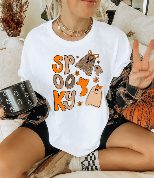 Spooky Shirt With Adorable Ghosts