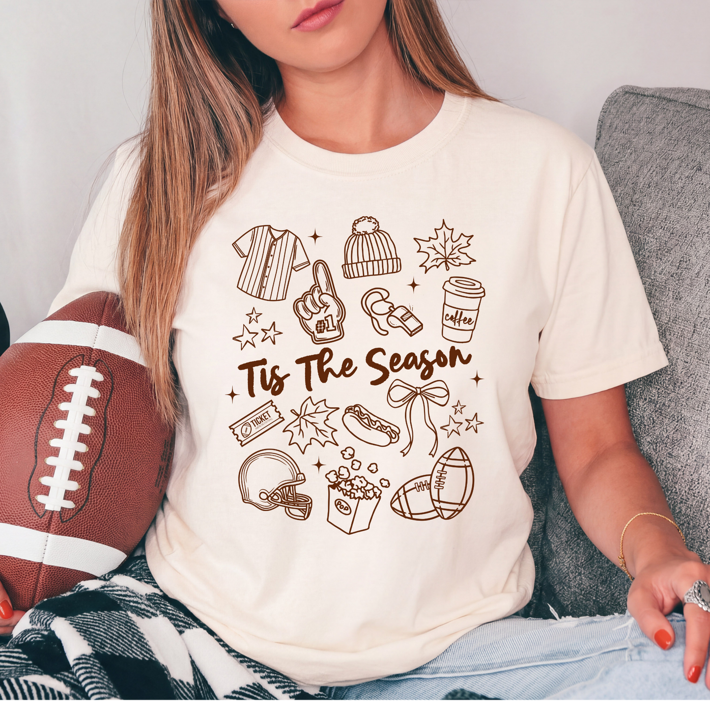 Tis The Season Football Shirt